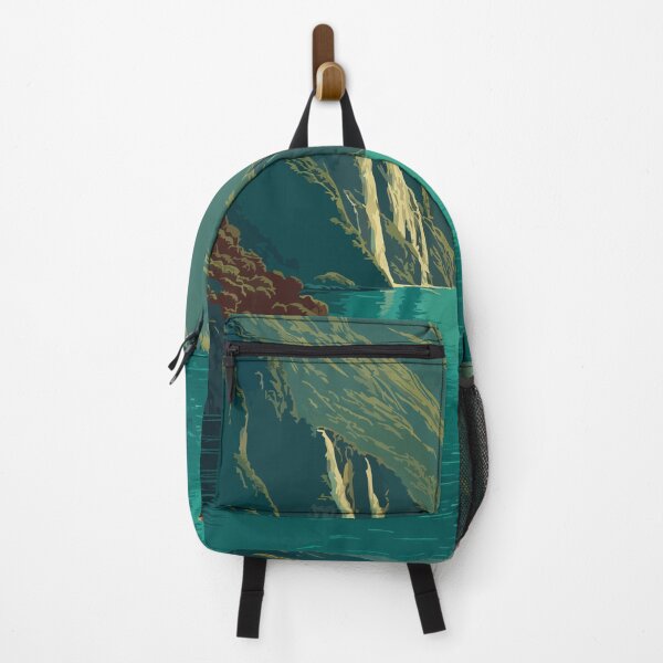 Item preview, Tracy Arm Fjord Alaska Vintage Travel Art | Sawyer Glacier Cruise Illustration designed and sold by TuncGK.