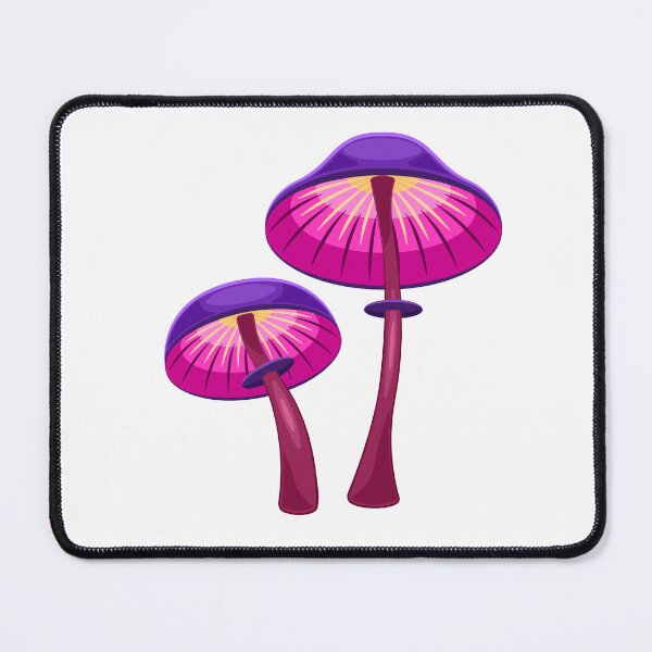 Item preview, Purple mushroom twins designed and sold by Funky-Fiber-Co.