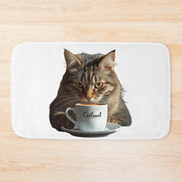 Item preview, Cat and Coffee – Funny Illustration for Coffee and Cat Lovers designed and sold by RAKO13.