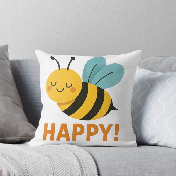 Item preview, Bee Happy | Minimalist Bee Happy Design | Bee Lovers designed and sold by BimbaBoom.