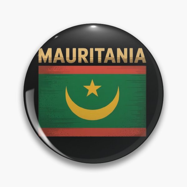 Item preview, Vintage Islamic Republic of Mauritania Africa African Flag designed and sold by Africa My Tribe.