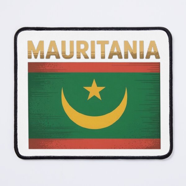 Item preview, Vintage Islamic Republic of Mauritania Africa African Flag designed and sold by Africa My Tribe.