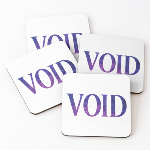Item preview, “VOID – Cosmic Galaxy Text Design” designed and sold by DailyVibesCo.