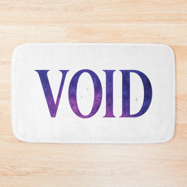 Item preview, “VOID – Cosmic Galaxy Text Design” designed and sold by DailyVibesCo.