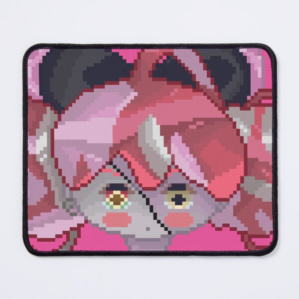 Item preview, [Hololive] Kureiji Ollie Chibi Flushed Pixel Art designed and sold by RobusonArts.