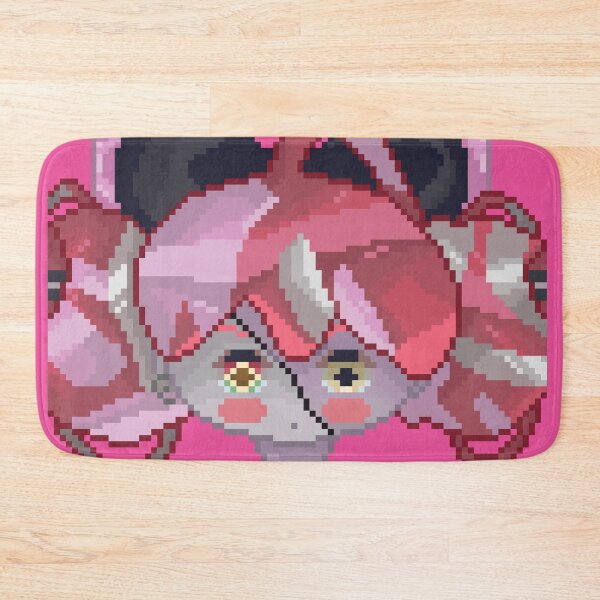Item preview, [Hololive] Kureiji Ollie Chibi Flushed Pixel Art designed and sold by RobusonArts.
