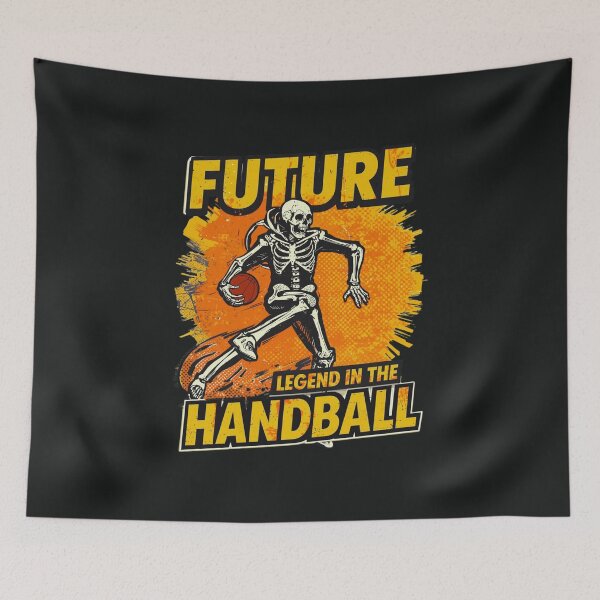 Item preview, Future Handball Legend Skeleton Athlete designed and sold by Zakrytos ★★★★★.