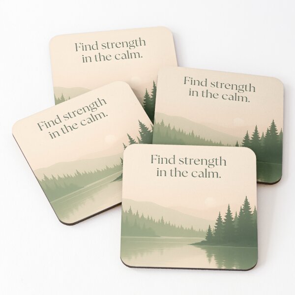 Item preview, Calm Forest Reflections – Find Strength Within designed and sold by Aniri-design.