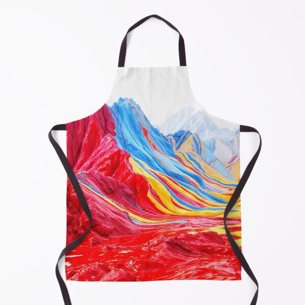 Item preview, Paint Spill Mountains designed and sold by ArtBarnes.