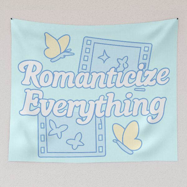 Item preview, "Romanticize Everything" designed and sold by Jaded's Cute Clips.