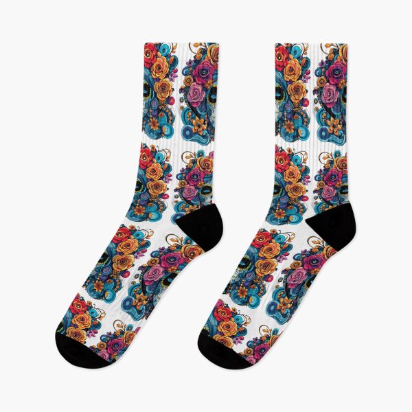 Item preview, Colorful Catrina Illustration - Day of the Dead Art and Mexican Tradition designed and sold by  Ojo de Lilith.