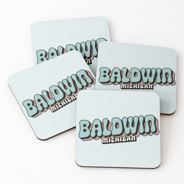 Item preview, Baldwin Michigan 70s Retro designed and sold by TheOldMittenIllustrated.
