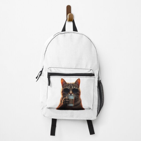 Item preview, Cat and Coffee – Funny Illustration for Coffee and Cat Lovers designed and sold by RAKO13.