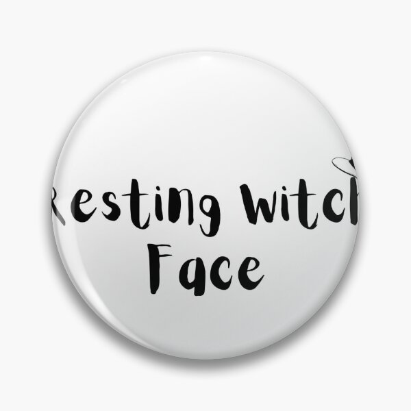 Item preview, resting witch face  designed and sold by BatsnBones.