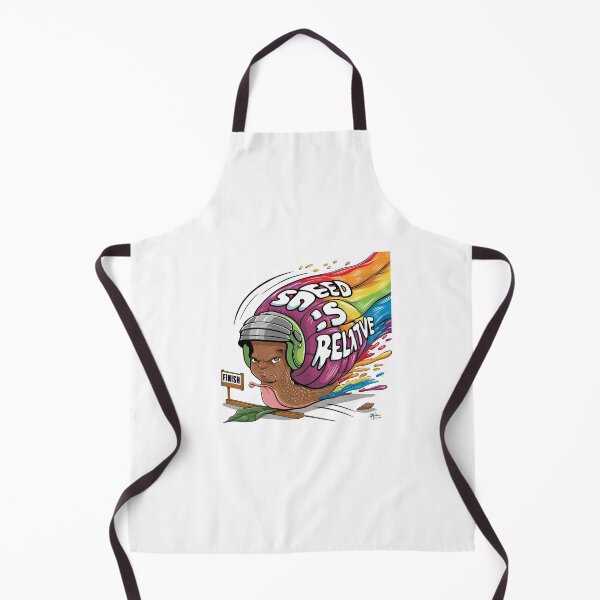 Item preview, "Speed Is Relative" Racing Snail designed and sold by MemGraphicss.