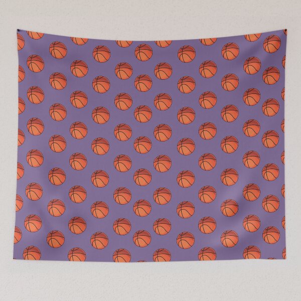 Item preview, Basketballs on Gray-Purple  designed and sold by KSimpson838.