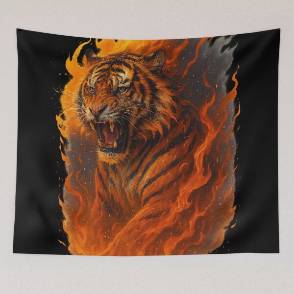Item preview, Fire Tiger designed and sold by creatix-boutik.