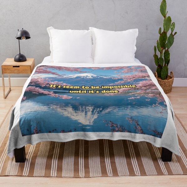 Item preview, The wonderful view of snow mountain Fuji with lake and pink sakura designed and sold by BankThanathorn.