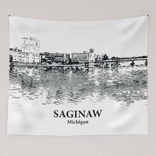 Item preview, Saginaw - Michigan designed and sold by Lakeric.