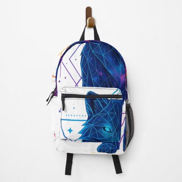 Item preview, Cosmic Neon Wolf – Geometric Spirit Animal Art designed and sold by BloomOfDesign.