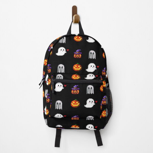Item preview, Cute 8-Bit Halloween – Ghosts and Jack-o’-Lanterns designed and sold by imaniko.