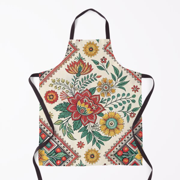 Item preview, Vibrant Folk Art Floral Seamless Pattern designed and sold by RGShirtWorks.