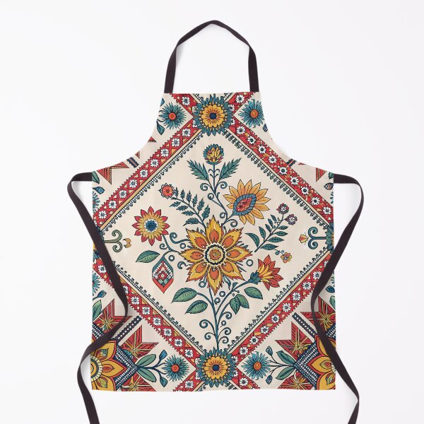 Item preview, Vibrant Folk Floral Seamless Pattern designed and sold by RGShirtWorks.