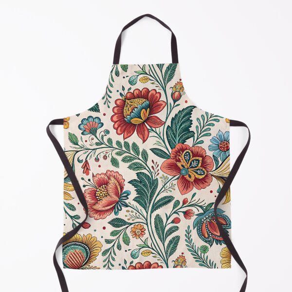 Item preview, Vibrant Folk Art Floral Seamless Pattern designed and sold by RGShirtWorks.