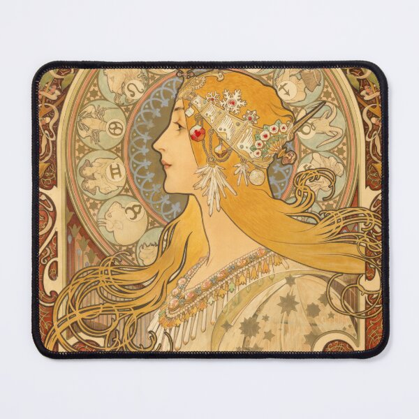 Item preview, La Plume — Art Nouveau Zodiac designed and sold by TENNES.