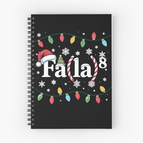 Item preview, FA (LA)8 Funny Christmas Santa Fa La Math Teacher Student designed and sold by clothesy7.