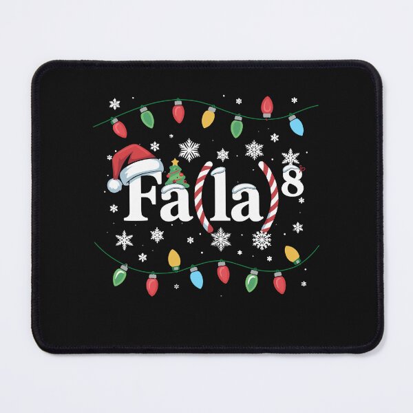 Item preview, FA (LA)8 Funny Christmas Santa Fa La Math Teacher Student designed and sold by clothesy7.