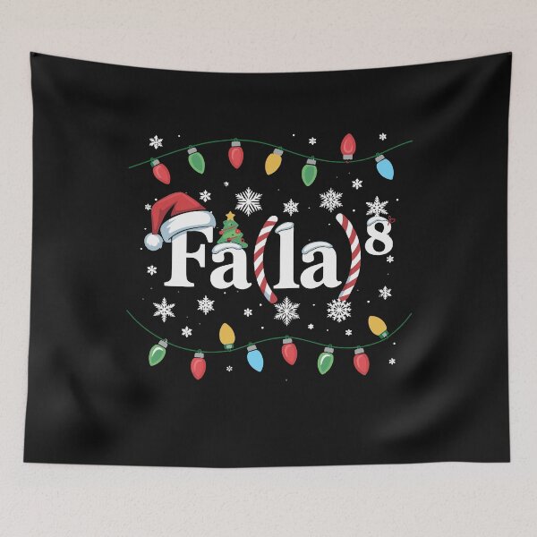 Item preview, FA (LA)8 Funny Christmas Santa Fa La Math Teacher Student designed and sold by clothesy7.