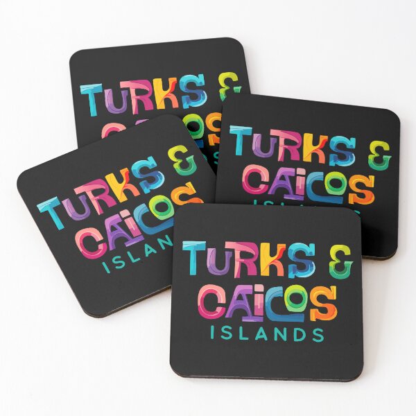 Item preview, Turks and Caicos Islands Retro Tropical Design designed and sold by Futurebeachbum.