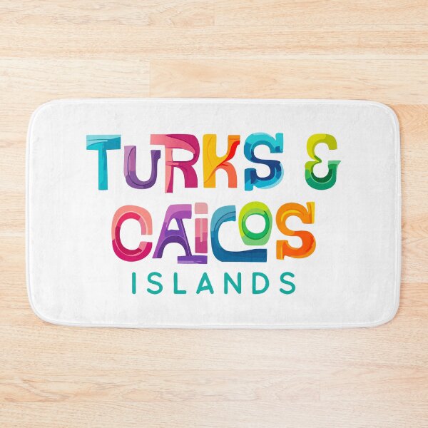 Item preview, Turks and Caicos Islands Retro Tropical Design designed and sold by Futurebeachbum.