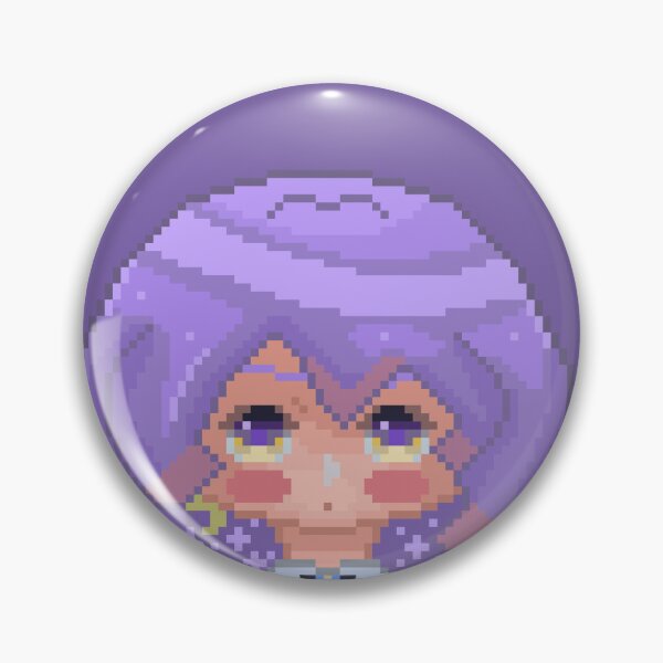 Item preview, [Hololive] Moona Hoshinova Chibi Flushed Pixel Art designed and sold by RobusonArts.