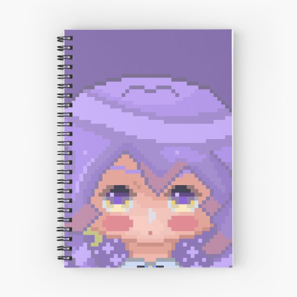 Item preview, [Hololive] Moona Hoshinova Chibi Flushed Pixel Art designed and sold by RobusonArts.