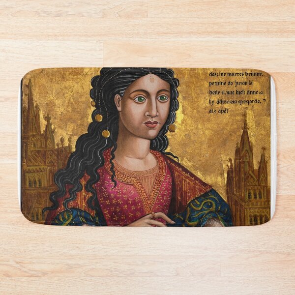 Item preview, Vintage Medieval style art of Esmeralda from the Hunchback of Notre Dame by Victor Hugo designed and sold by Vintage Designs +.