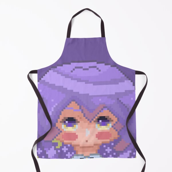Item preview, [Hololive] Moona Hoshinova Chibi Flushed Pixel Art designed and sold by RobusonArts.