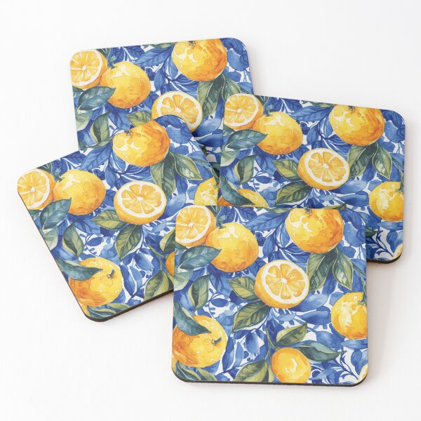 Item preview, Watercolor Citrus Orchard Fruit Pattern designed and sold by NamisNook.