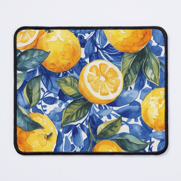 Item preview, Watercolor Citrus Orchard Fruit Pattern designed and sold by NamisNook.
