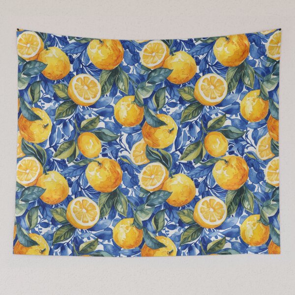 Item preview, Watercolor Citrus Orchard Fruit Pattern designed and sold by NamisNook.