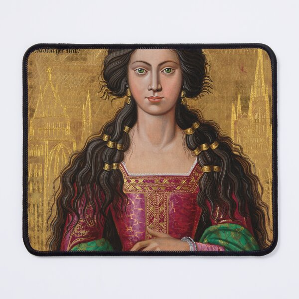Item preview, Vintage Medieval style art of Esmeralda from the Hunchback of Notre Dame by Victor Hugo designed and sold by Vintage Designs +.