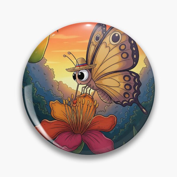 Item preview, Tropical Butterfly at Sunset designed and sold by DelacruzMorante.