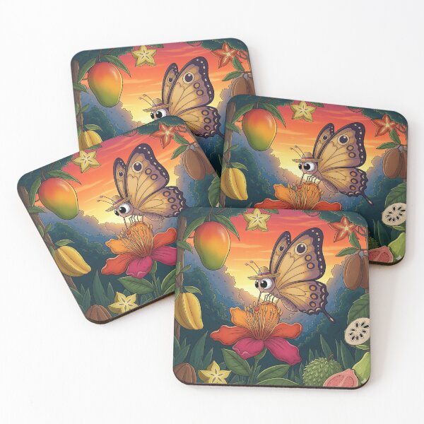 Item preview, Tropical Butterfly at Sunset designed and sold by DelacruzMorante.