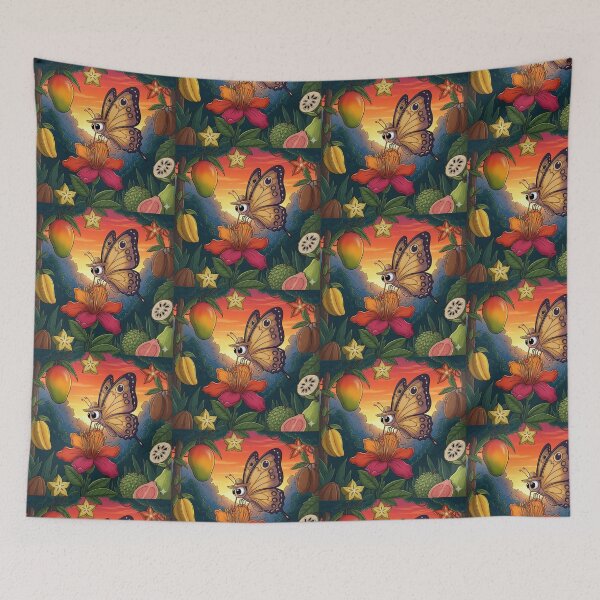 Item preview, Tropical Butterfly at Sunset designed and sold by DelacruzMorante.