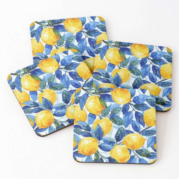Item preview, Watercolor Lemon Grove Pattern designed and sold by NamisNook.