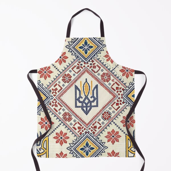 Item preview, Ukrainian Cross-Stitch Pattern with Trident designed and sold by RGShirtWorks.