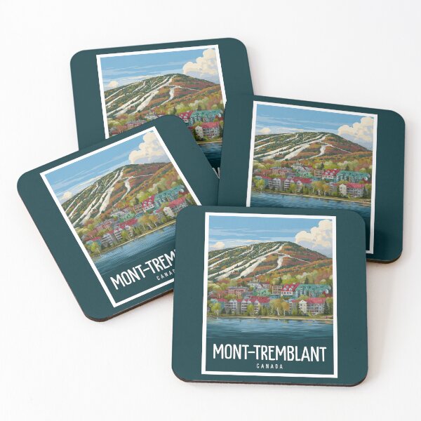 Item preview, A Pop Art Illustration of Mont Tremblant - Canada  designed and sold by StudioRedKoala.