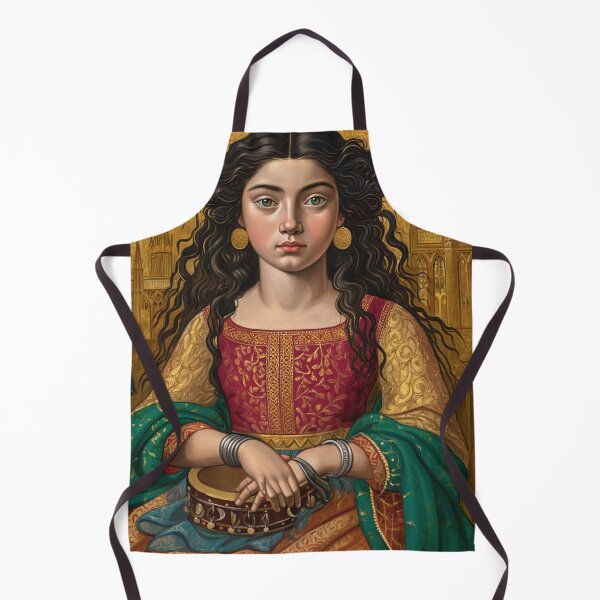 Item preview, Vintage Medieval style art of Esmeralda from the Hunchback of Notre Dame by Victor Hugo designed and sold by Vintage Designs +.
