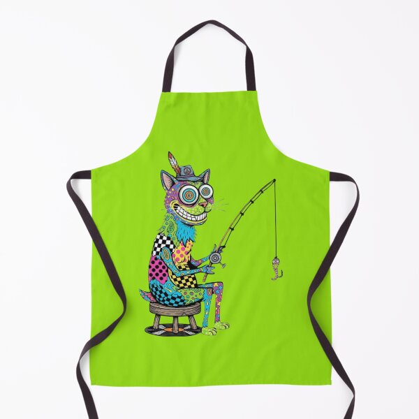Item preview, Psychedelic Cat Fishing  designed and sold by Too Kool Designing .